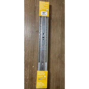Richelieu Full Extension Soft Close Drawer Slide 16” Side Mount New